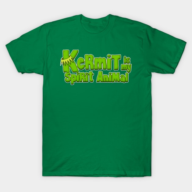 Kermit is my Spirit Animal T-Shirt by Durkinworks